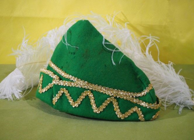 És un barret no oficial que formava part del primers vestits de jugar